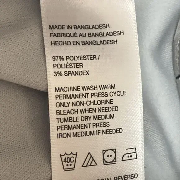 Izod Women's Skort Golf Skirt Tennis White Blue Pink Golf Cart Print Size 8 - Picture 5 of 5